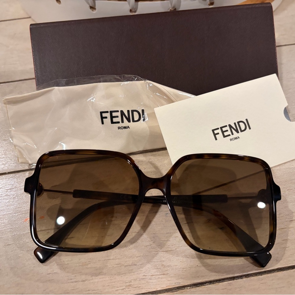 Fendi Women's Tortoise Shell Sunglasses